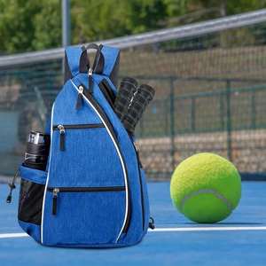 Sac à dos de sport d'extérieur personnalisé, sac à raquette de badminton et de tennis de table à bandoulière unique, design durable avec sangle pour les joueurs de tennis - Product Image 3
