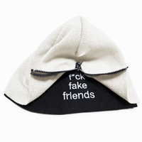 Gorro de Punto con Cierre de Cremallera para Invierno, Personalizado con Logotipo Bordado, Gorro de Punto con Cremallera, Gorro Cálido Unisex