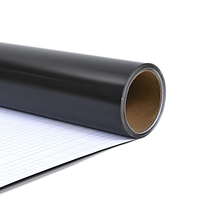 Feuille magnétique permanente en caoutchouc flexible de 0,3 mm à 1 mm, papier magnétique adhésif pour la maison, le bureau, l'école, l'industrie