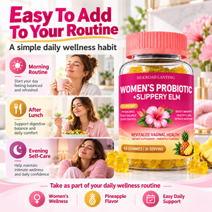Gomitas Probióticas Femeninas con Fórmula Personalizada y Olmo Resbaladizo para la Comodidad Íntima de la Mujer, Suplemento en Gomitas de Marca Privada - Product Image 3