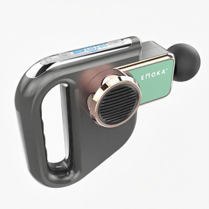 Portable Electric Muscle <strong>Stimulator</strong> with 6 Attachments and Hand Strap for Athletes Massage Gun - Product Image 1