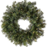 Karangan Bunga Natal 60cm 100T Kerucut Pinus Merah Raksasa Tahan Lama Ramah Lingkungan dengan Manik-Manik Ungu Bercahaya
