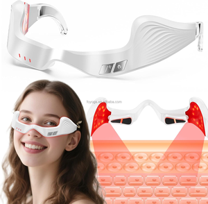 Occhiali Massaggianti per Occhi a Luce Rossa, Dispositivo di Terapia Luminosa, Dispositivo di Bellezza a Luce Rossa con Controllo Temporizzato, 4 Modalità, Timer 10 Minuti - Product Image 1