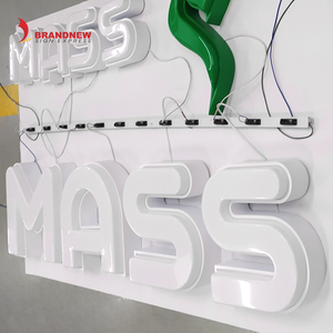 Brandnewsign nhà sản xuất tùy chỉnh 3D nhựa <span class=keywords><strong>frontlit</strong></span> Acrylic Thư hộp đèn chân không hình thành <span class=keywords><strong>LED</strong></span> CỬA hàng phía trước dấu hiệu chữ - Product Image 5