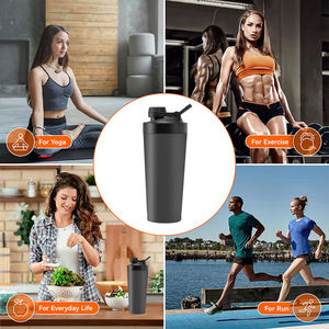 Custom dubbelwandige roestvrijstalen fles <span class=keywords><strong>shaker</strong></span> proteïne <span class=keywords><strong>shaker</strong></span> beker van roestvrij staal voor sport - Product Image 5