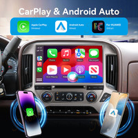 Unidad Principal de Auto con Pantalla Táctil de 13'' para Chevrolet Silverado GMC Sierra 2014-2018, Reproductor Multimedia para Auto con GPS, Navegación, Auto Carplay