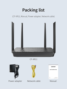 Comfast nuovo <span class=keywords><strong>Design</strong></span> CF-XR11 AX1800 Wireless Mesh Router WiFi <span class=keywords><strong>6</strong></span> 802.11ax Gigabit <span class=keywords><strong>DDR</strong></span> 128MB Flash 16MB Wireless Router ad alta potenza - Product Image 3