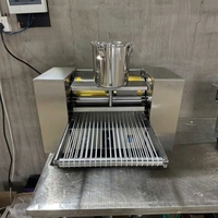 Machine à Crêpes Commerciale Multifonction Automatique pour Crêpes, Gâteaux et Pancakes Mille-Feuilles