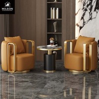 Canapé individuel de designer italien, style minimaliste moderne, fauteuil pivotant pour balcon, salon, maison, fauteuil pouf
