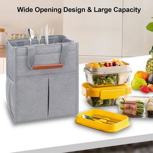 Large Capacity Cooler Picnic Bag Custom Logo Portable Ice Cream Cooler Bag Insulated Picnic Cooler Tote Bag - Product Image 4