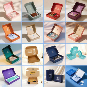 Scatola in Cartone Ondulato per Spedizioni <span class=keywords><strong>E</strong></span>-commerce, Confezione Regalo di Lusso per Abbigliamento, Autosigillante con Chiusura <span class=keywords><strong>a</strong></span> Zip - Product Image 4
