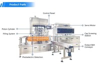 Machine de remplissage et de capsulage de sac de poche de bec de jus de fruit d'emballage alimentaire liquide debout automatique