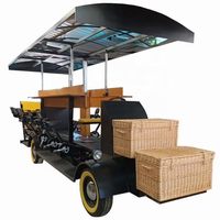 Bar mobile, chariot de nourriture, vélo, camion de nourriture, chariot, vélo électrique multi-personnes, vélo de fête, vélo de pub pour les excursions et les visites touristiques