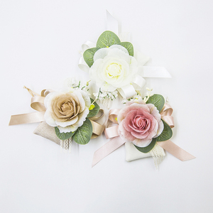 <span class=keywords><strong>Rose</strong></span> di seta Artificiale Teste di Fiore Per La Decorazione di Nozze - Product Image 1