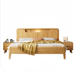 <span class=keywords><strong>Cama</strong></span> Doble de Madera Sólida de Lujo en Oferta, Tamaño King, con <span class=keywords><strong>Cajones</strong></span> de Almacenamiento, Muebles de Dormitorio Modernos Multifuncionales de Madera para Apartamentos - Product Image 4