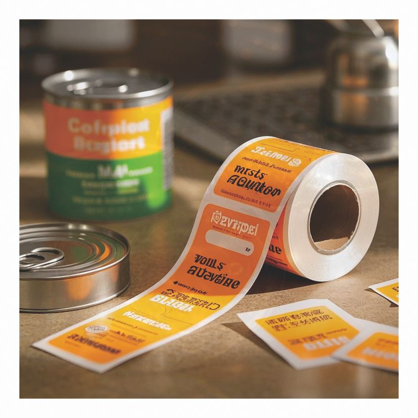 Wholesale Custom Waterproof Sticker Clear Plastic Printing Label Stickers