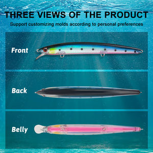 MISTER LURE 14cm 12.7g 仿真小鱼饵，带围兜，带三钩，淡水抛竿鱼饵，人工鱼饵 - Product Image 4