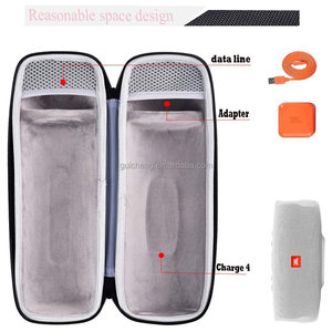 Étui EVA compatible avec <span class=keywords><strong>JBL</strong></span> <span class=keywords><strong>Charge</strong></span> <span class=keywords><strong>5</strong></span> haut-parleur étanche sans fil portable, pochette de rangement de voyage pour câble USB et chargeur - Product Image 2