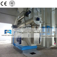 Machine à granulés d'aliments pour chèvres et moutons à base de maïs extrudé SZLH350 du fabricant Liyang