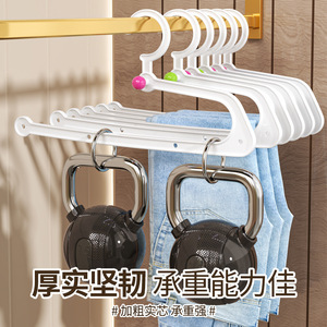 Multifunctional Goose Shape Traceless Pant Hanger With Single Side Opening For Wardrobe <b>Storage</b> - Product Image 3