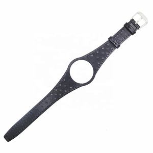 Echte Kalf Lederen Horlogeband Met Zilveren Stalen Gesp Voor <span class=keywords><strong>Omega</strong></span> Dynamic - Product Image 5