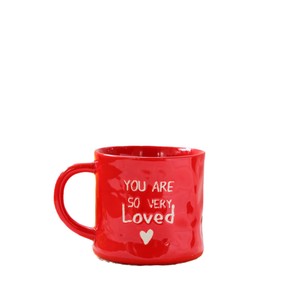 Tazza in Ceramica Personalizzabile con Design Irregolare 'Sei tanto amata' per San Valentino, 380ml, Lavabile in Lavastoviglie e Utilizzabile nel Microonde - Product Image 5