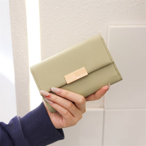 <span class=keywords><strong>Portafoglio</strong></span> <span class=keywords><strong>Medio</strong></span> Prettyzys in Vendita, Grazioso <span class=keywords><strong>Portafoglio</strong></span> in PU per Studentesse, Elegante Pochette da <span class=keywords><strong>Donna</strong></span> a Tre Ante - Product Image 3