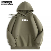 Sweat-shirts à capuche personnalisés épais 420 450 500 g/m² 100 % coton molletonné pour hommes, coupe oversize, style streetwear, fabricant