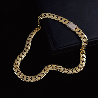 Bijoux Hip Hop pour hommes, chaîne de rappeur, collier en argent 925, collier super grand, chaîne Miami Cuban Link