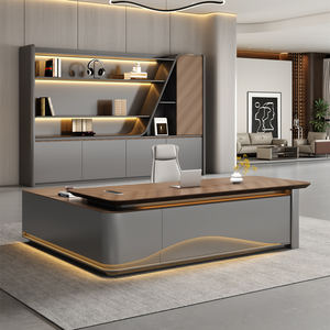 مكتب عالي الجودة HDF وحدات مكتب حديث يعمل عبر مكتب - Product Image 2