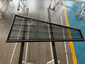 Tùy chỉnh hiệu suất cao Ba tráng men hình dạng đặc biệt Nhôm cố định tam giác cửa sổ tròn - Product Image 3