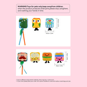 MIDEPET Self-Entertainment Chew Toys Peluche en papier froissé durable et écologique pour chats chiens Fonction grinçante prise en charge en usine - Product Image 2