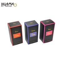 Emballages écologiques recyclables en carton noir et or pour cosmétiques, cadeaux en gros pour flacons de parfum, soins de la peau, taille personnalisée