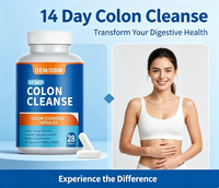 Cápsulas de Limpieza de Colon de 14 Días OEM ODM, 28 Unidades |   Suplemento Dietético para el Apoyo Inmunológico y el Bienestar Intestinal en Adultos