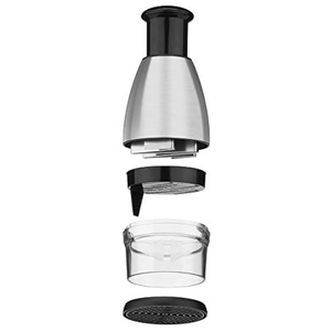 2026 Top Seller Eco-Friendly Kitchen Accessory Plastic Slicer & <b>Vegetable</b> Cutter Hand Garlic Press <b>Chopper</b> Color Box Packaging - Product Image 2