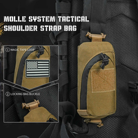 Pochette Molle EDC Mini Personnalisée, Portefeuille Portable d'Extérieur, Étui pour Clés et Cartes, Petit Sac de Rangement Tactique en Nylon pour Organisateur d'Outils de Chasse