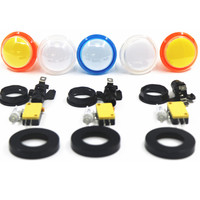 Botón pulsador de juego de plástico iluminado momentáneo redondo de 37 mm de la fábrica ChiLong