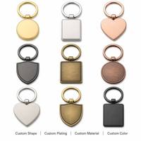 Porte-clés en métal avec logo personnalisé, vente en gros, cadeau promotionnel d'entreprise, OEM, alliage de zinc, gravure au laser, fournisseur de porte-clés