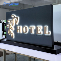 Lettres lumineuses LED moulées en acrylique pour la décoration personnalisée des magasins de détail en extérieur, CRI 90 élevé, lumière stable, fabricant de Guangzhou