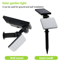 62 lampes solaires LED IP65 étanches pour extérieur, 5 modes, contrôle par capteur de lumière, 12-18 heures d'éclairage paysager pour usage extérieur