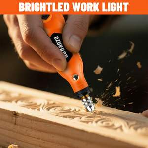 ชุดเครื่องมือโรตารี่ไร้สายขนาดเล็ก GONANZA พร้อมกล่อง 78 ชิ้น |   ไฟ LED ปรับความเร็วได้ 5 ระดับ |   ชาร์จผ่าน USB-C ได้ |   รับประกัน <span class=keywords><strong>1</strong></span> ปี - Product Image 5