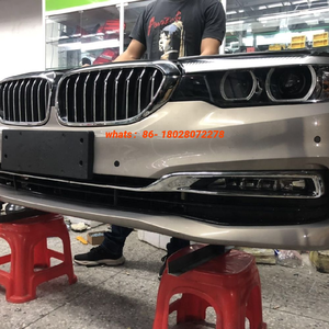 Conjunto de parachoques delantero Kit de cuerpo de cara delantera para <span class=keywords><strong>Bmw</strong></span> 5series modelo <span class=keywords><strong>antiguo</strong></span> G30 G31 G38 <span class=keywords><strong>525</strong></span> montaje de corte de nariz con faros Led - Product Image 3