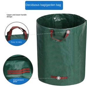 Sacca da giardino in plastica di grande capacità per <span class=keywords><strong>foglie</strong></span> decidue e raccolta immondizia foglia morta borsa di stoccaggio - Product Image 5