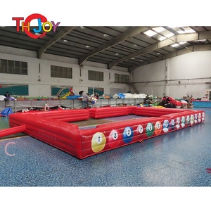 Mesa de billar de fútbol humano, juegos interactivos inflables, envío aéreo gratis a puerta - Product Image 6