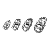 Bracelet européen américain hip-hop pour hommes, poli à la main en acier inoxydable 316L, fermoir à chaîne cubaine, vente en gros