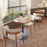 Table Moderne, Ensemble de Table à Manger avec 2 Chaises pour Restaurant, Maison, Dîner