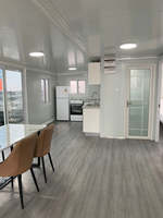 Maison conteneur en acier de luxe de 20 pieds de haute qualité, villa modulaire préfabriquée, conception de cabane, petite maison pour usage de bureau