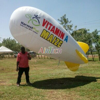 Dirigeable gonflable durable d'hélium de la Chine annonçant le dirigeable d'air de ciel de zeppelin d'air de vol pour la promotion extérieure