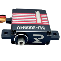 Servomoteur numérique plat MJ-3009HV 8.4V 30kg de couple, boîtier CNC en aluminium haute tension, accessoires RC pour avion, hélicoptère, voiture, bateau
