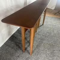 Table console moderne en bois massif pour salon, chambre à coucher, salle à manger, appartement, hôtel, couloir - Meubles au design simple
